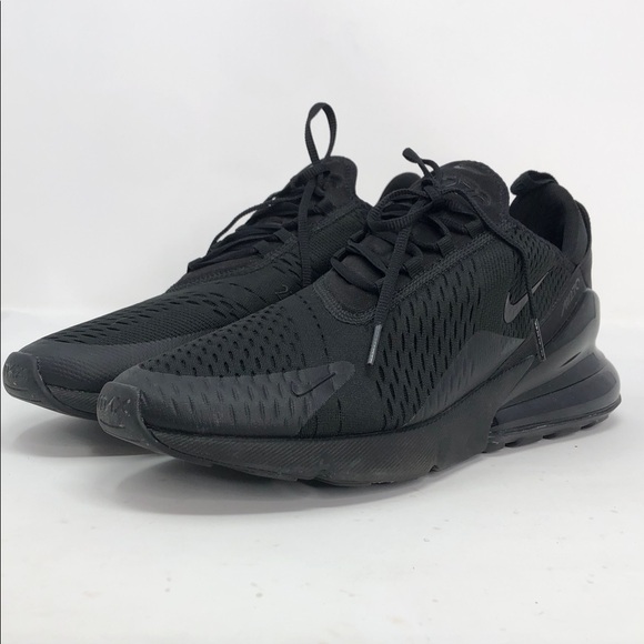 Nike Air Max 270 Triple Black AH8050-005 Men’s Running Sneakers - Size 11.5 - Picture 7 of 12